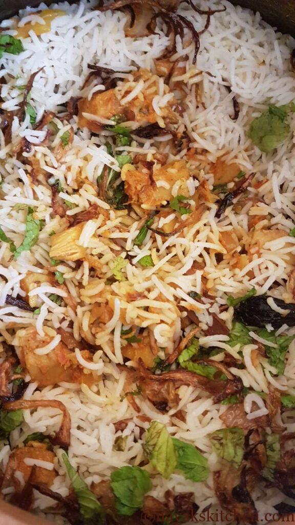 Kathal Biryani Recipe