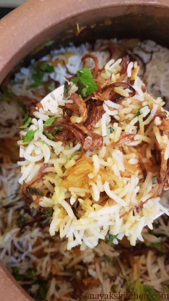 Panasakaya Biryani/Raw Jackfruit Biryani Recipe