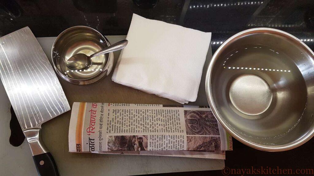 Things you will need to cut a jackfruit