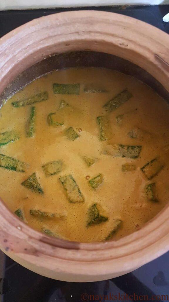 Adding water to adjust consistency